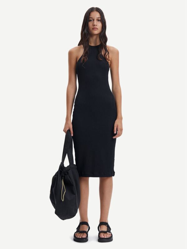 Samsøe Samsøe Samsøe Samsøe Haljina za svaki dan Erin F23100111 Crna Slim Fit