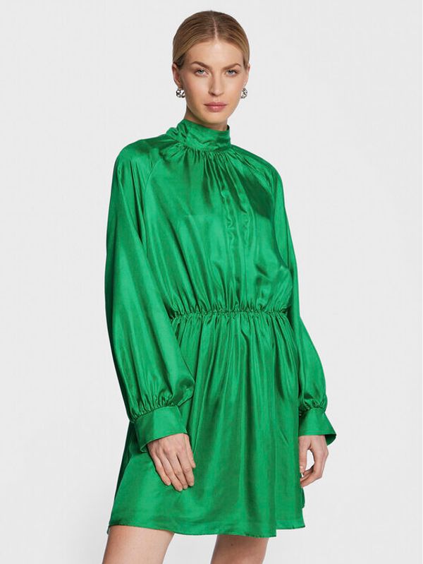 Samsøe Samsøe Samsøe Samsøe Koktel haljina Ebbali F22400163 Zelena Regular Fit