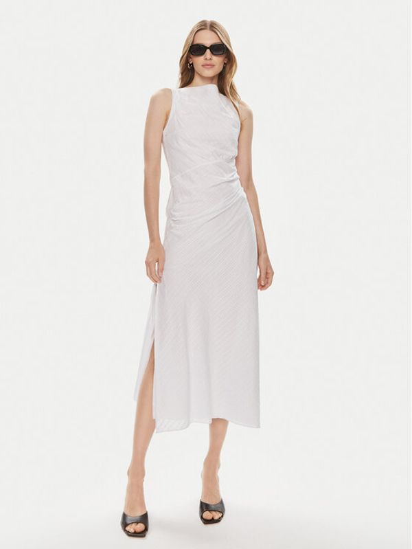 Samsøe Samsøe Samsøe Samsøe Ljetna haljina Sahira F24100120 Bijela Slim Fit