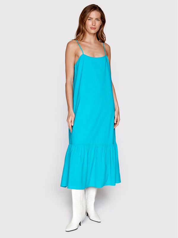 Samsøe Samsøe Samsøe Samsøe Ljetna haljina Sarasa F22200141 Plava Regular Fit