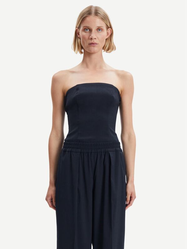 Samsøe Samsøe Samsøe Samsøe Top Elin F23100177 Crna Slim Fit