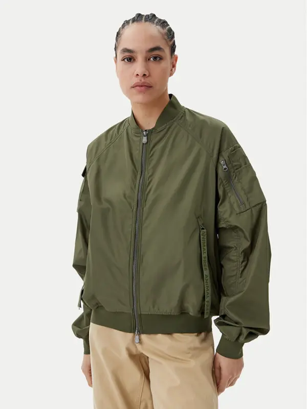 Save The Duck Save The Duck Bomber D32105W TWIL20 Zelena Oversize