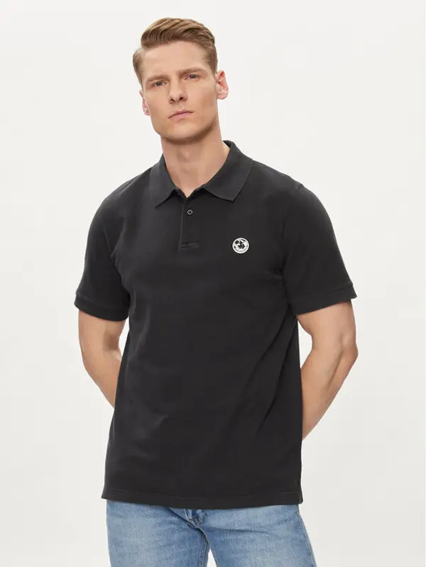 Save The Duck Save The Duck Polo Ovidio DR1213M-BATE18 Crna Regular Fit