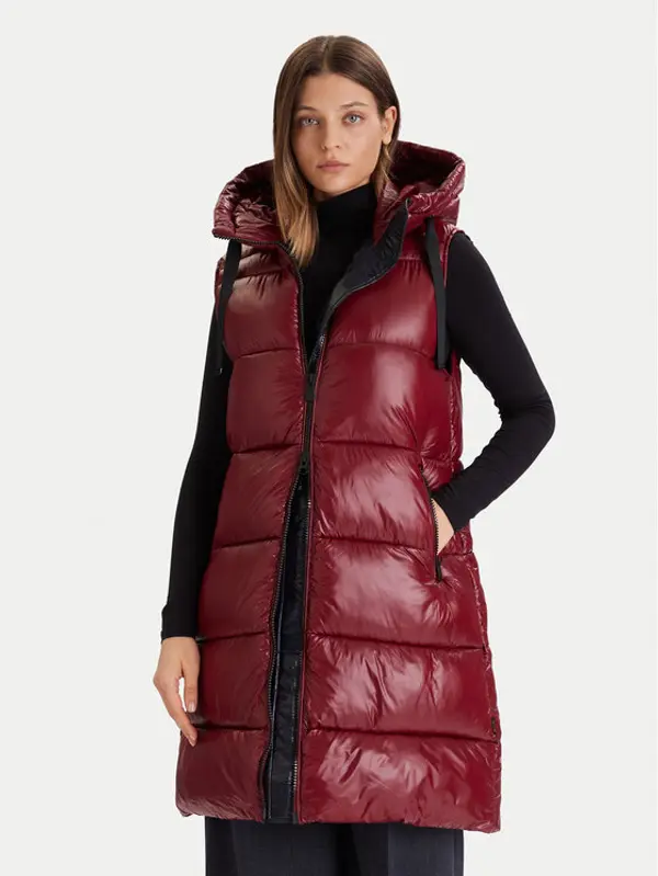 Save The Duck Save The Duck Sportski prsluk D80302W LOVE21 Tamnocrvena Regular Fit