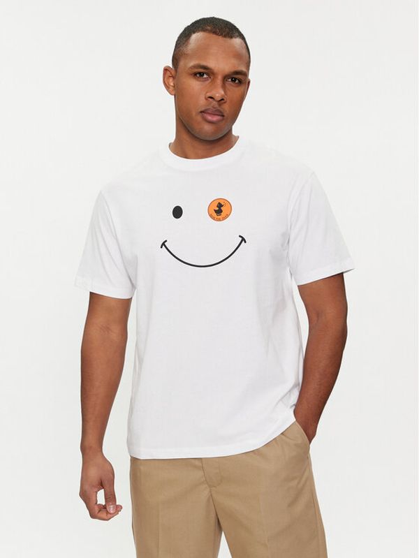 Save The Duck Save The Duck T-shirt DT1197M BESY18 Bijela Regular Fit