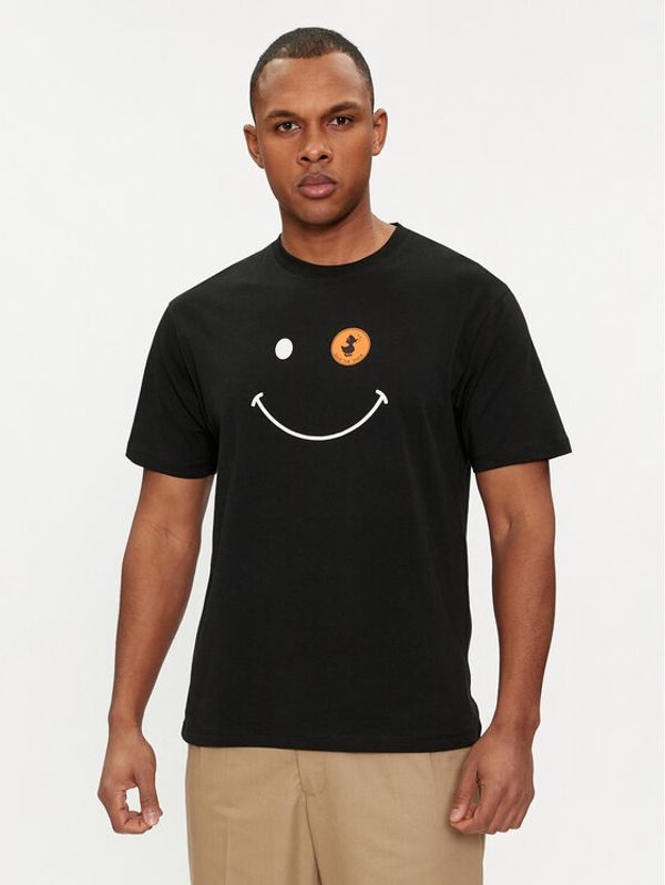 Save The Duck Save The Duck T-shirt DT1197M BESY18 Crna Regular Fit