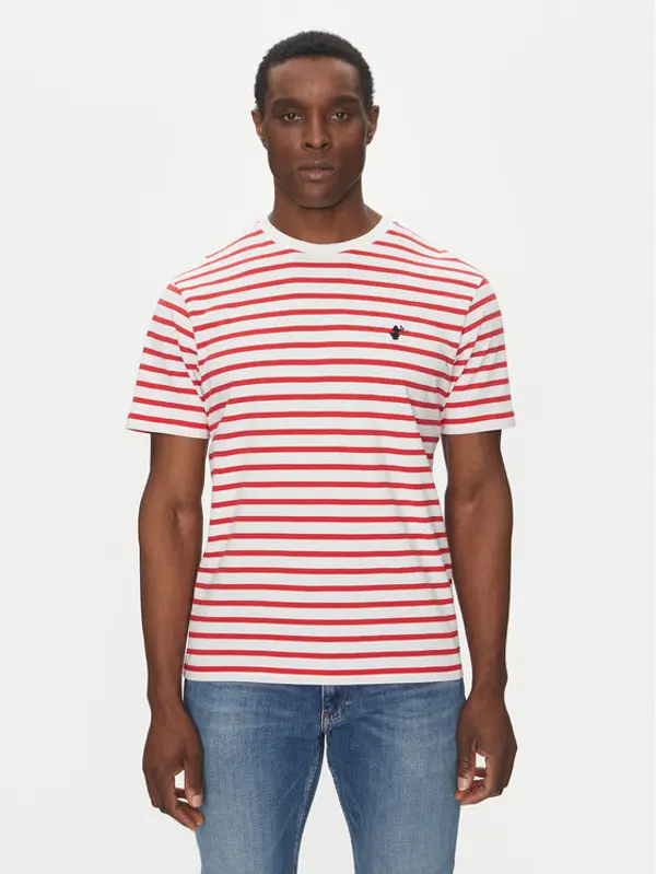 Save The Duck Save The Duck T-shirt DT1743M BESY20 Crvena Regular Fit