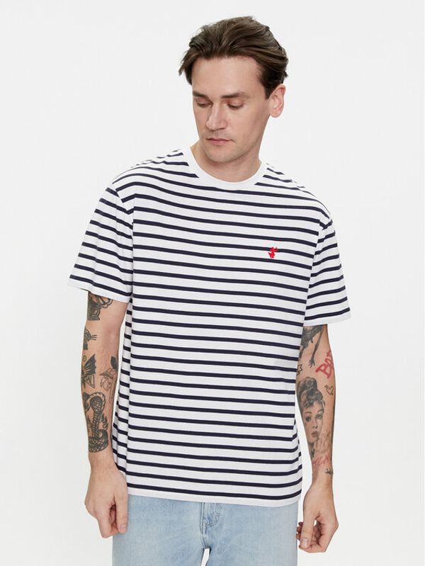 Save The Duck Save The Duck T-shirt Maddox DT1743M-BESY18 Tamnoplava Regular Fit