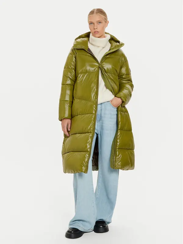 Save The Duck Save The Duck Zimska jakna D41864W LUCK19 Zelena Loose Fit