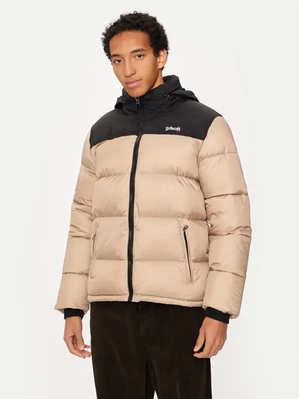 Schott NYC Schott NYC Zimska jakna UTAH Bež Regular Fit