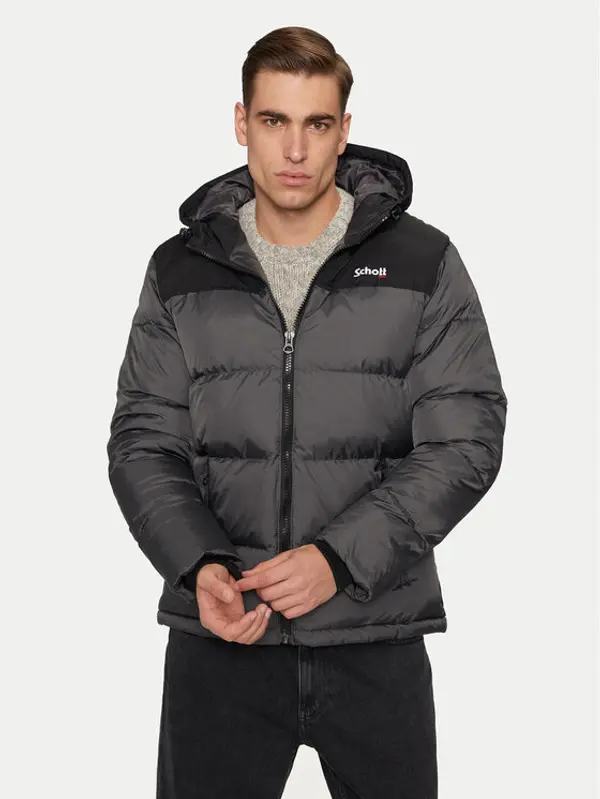 Schott NYC Schott NYC Zimska jakna UTAH2 Siva Regular Fit