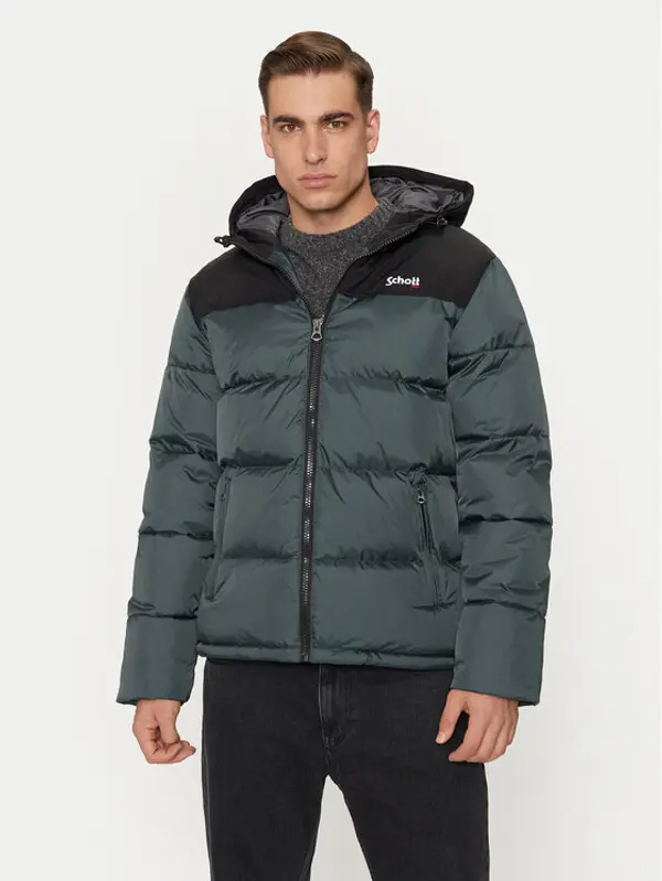 Schott NYC Schott NYC Zimska jakna UTAH2 Zelena Regular Fit