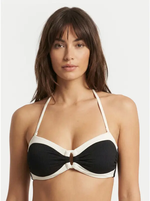 Seafolly Seafolly Gornji dio kupaćeg kostima Band Wave 31577-305 Crna