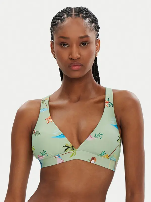 Seafolly Seafolly Gornji dio kupaćeg kostima Isla Palm 31514MF216 Zelena