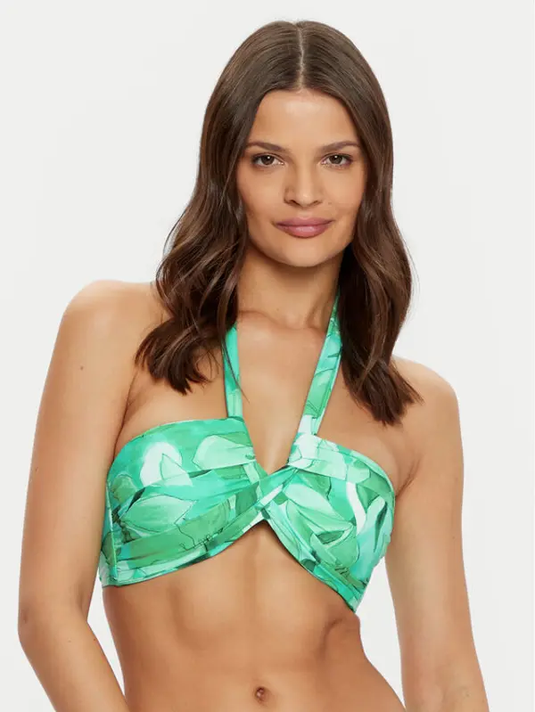 Seafolly Seafolly Gornji dio kupaćeg kostima Secret Garden 33816-220 Zelena
