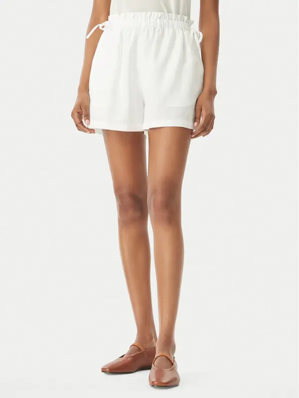 Seafolly Seafolly Kratke hlače Beach Edit 55721-SH Bijela Relaxed Fit
