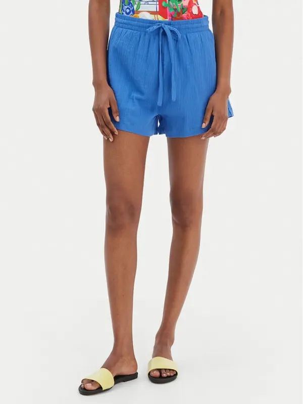 Seafolly Seafolly Kratke hlače Crinkle 55429-SH Plava Regular Fit