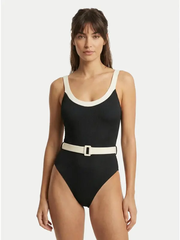 Seafolly Seafolly Kupaći kostim Band Wave 11220-305 Crna