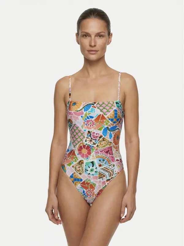 Seafolly Seafolly Kupaći kostim Beach Bohème 11182-300 Ružičasta