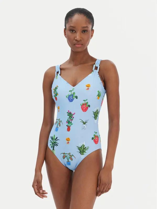 Seafolly Seafolly Kupaći kostim Playa Bonita 11098DD287 Svijetloplava