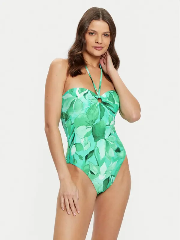 Seafolly Seafolly Kupaći kostim Secret Garden 11124-220 Zelena