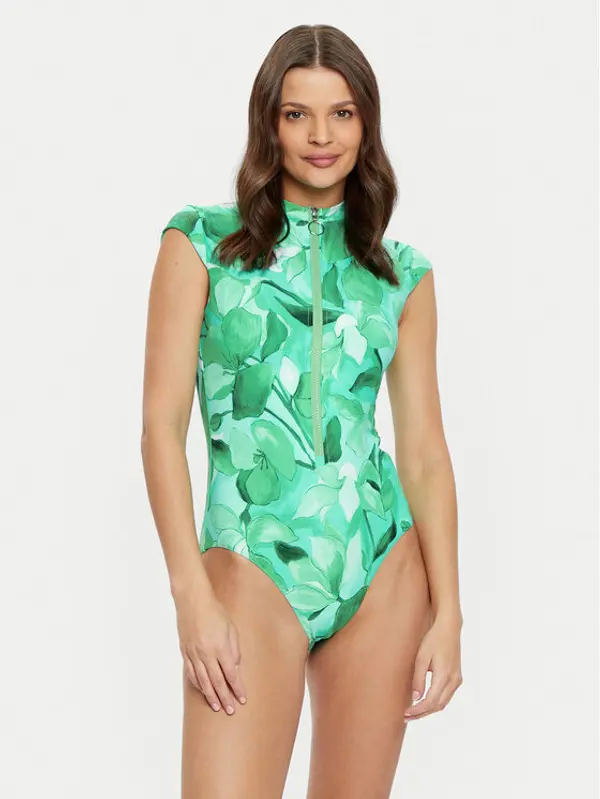 Seafolly Seafolly Kupaći kostim Secret Garden 60276-220 Zelena