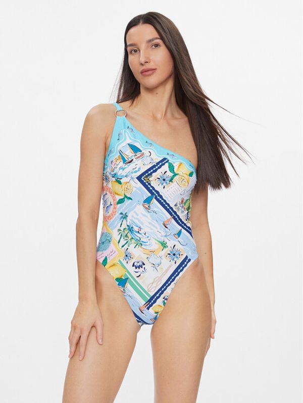 Seafolly Seafolly Kupaći kostim Wish You Were Here 11136-100 Šarena