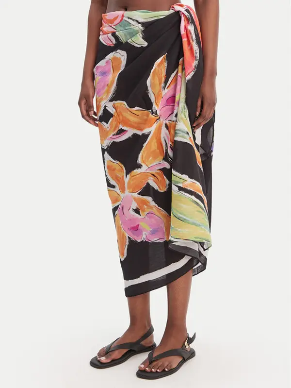 Seafolly Seafolly Pareo Hothouse Flowers 55627-SG Crna