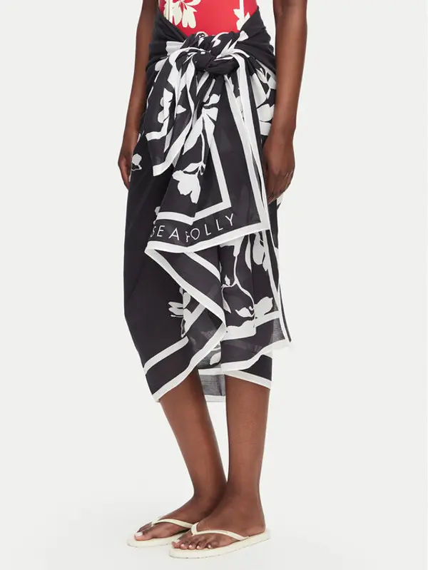 Seafolly Seafolly Pareo Mayflower 55734-SG Crna