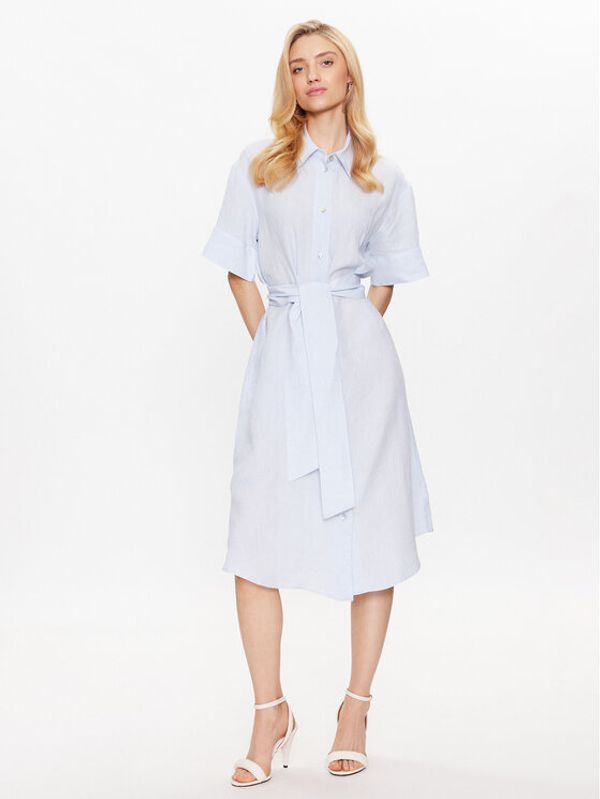 Seidensticker Seidensticker Haljina košulja 60.134413 Plava Regular Fit