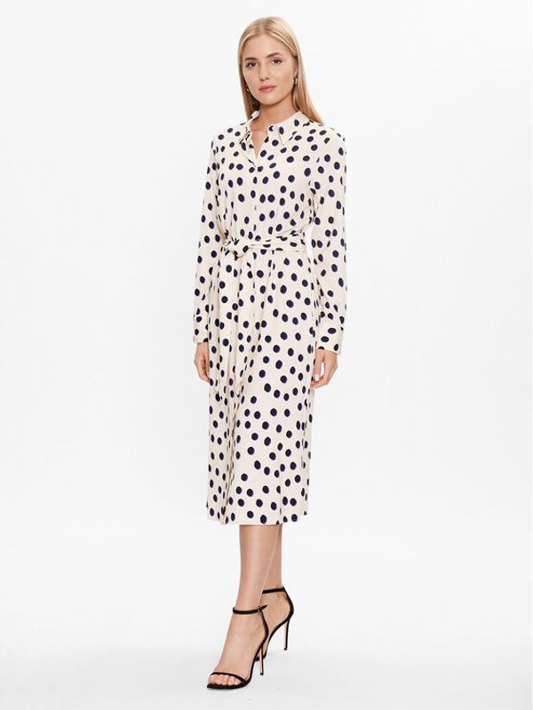 Seidensticker Seidensticker Haljina košulja 60.134772 Écru Regular Fit