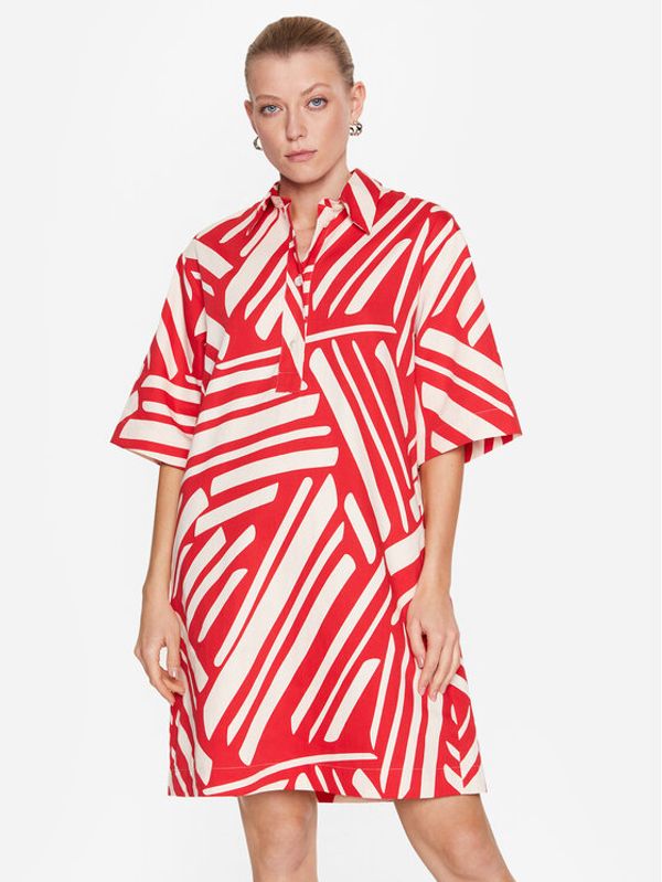 Seidensticker Seidensticker Haljina za svaki dan 60.135012 Crvena Regular Fit