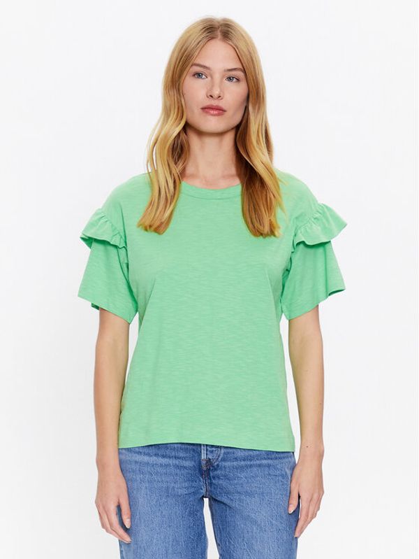 Selected Femme Selected Femme T-shirt 16079837 Zelena Loose Fit