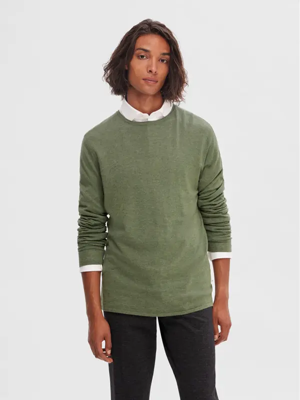Selected Homme Selected Homme Džemper 16079774 Zelena Regular Fit