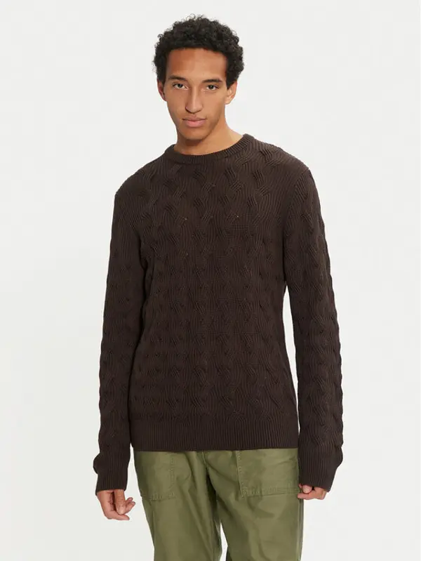 Selected Homme Selected Homme Džemper 16094503 Smeđa Regular Fit