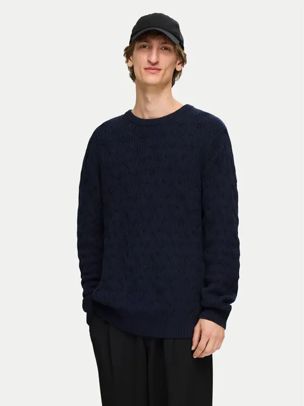 Selected Homme Selected Homme Džemper 16094503 Tamnoplava Regular Fit