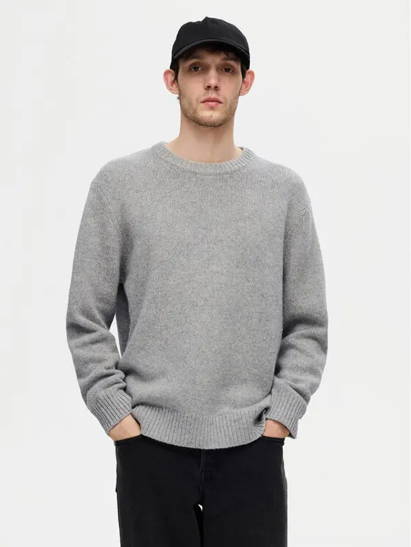 Selected Homme Selected Homme Džemper 16094643 Siva Regular Fit