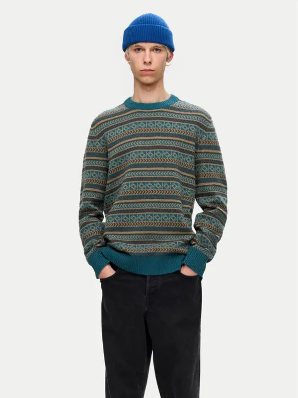 Selected Homme Selected Homme Džemper 16094646 Plava Regular Fit