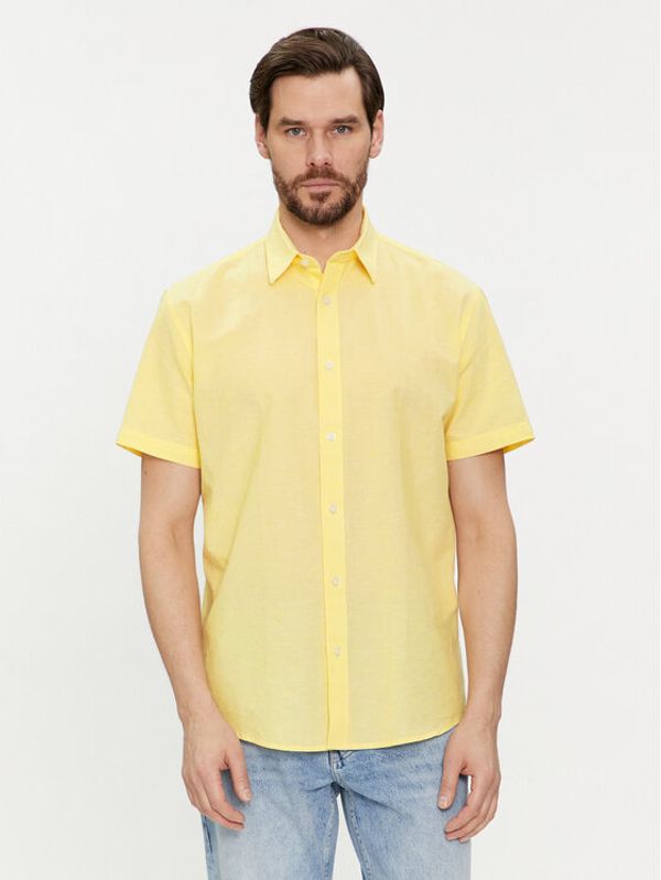 Selected Homme Selected Homme Košulja 16079053 Žuta Regular Fit