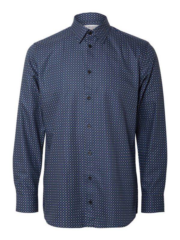 Selected Homme Selected Homme Košulja 16087706 Tamnoplava Slim Fit