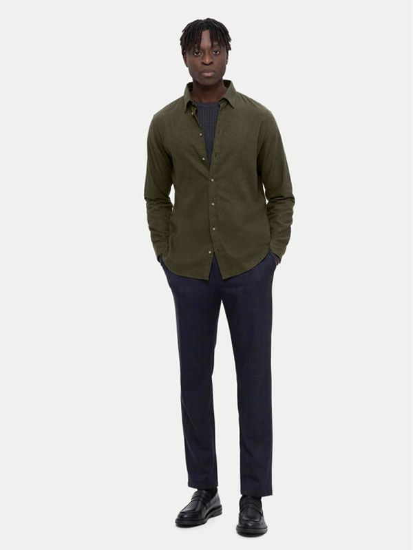 Selected Homme Selected Homme Košulja 16091358 Zelena Slim Fit