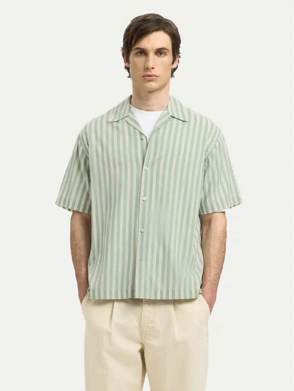 Selected Homme Selected Homme Košulja 16091381 Zelena Relaxed Fit