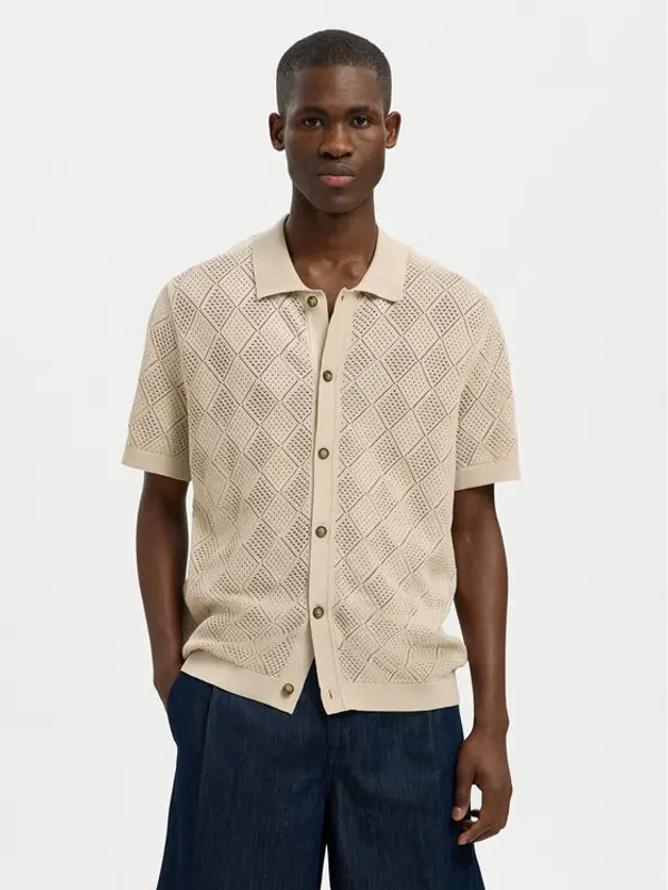Selected Homme Selected Homme Košulja 16097564 Bež Regular Fit