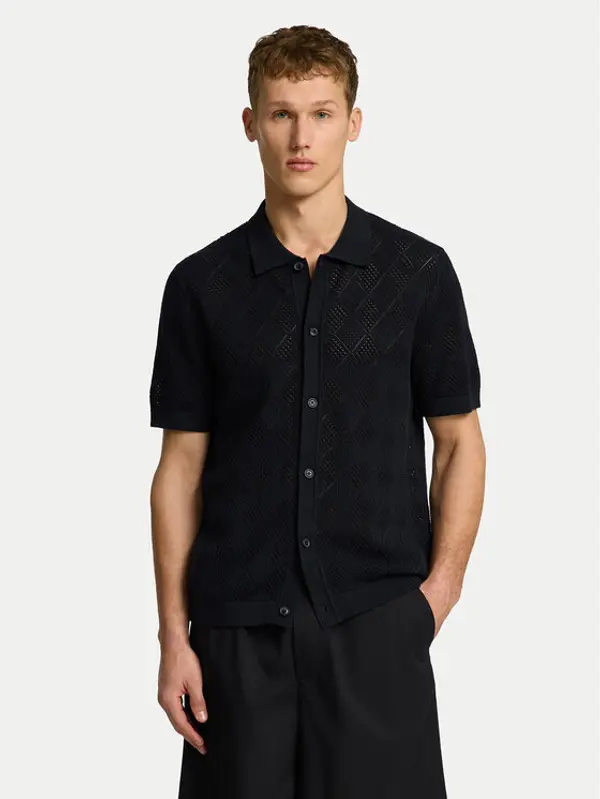 Selected Homme Selected Homme Košulja 16097564 Crna Regular Fit