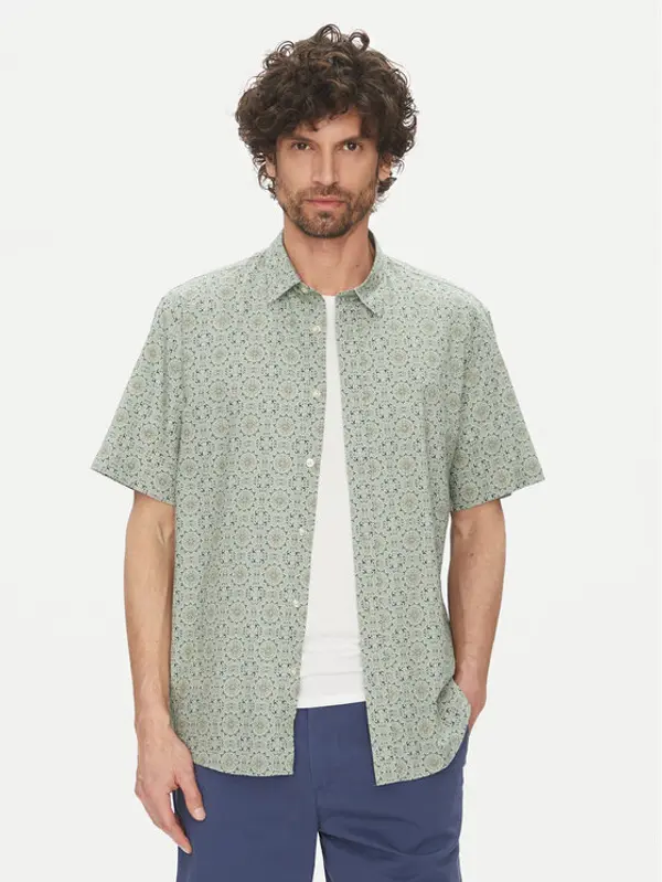 Selected Homme Selected Homme Košulja New Linen 16079053 Zelena Regular Fit