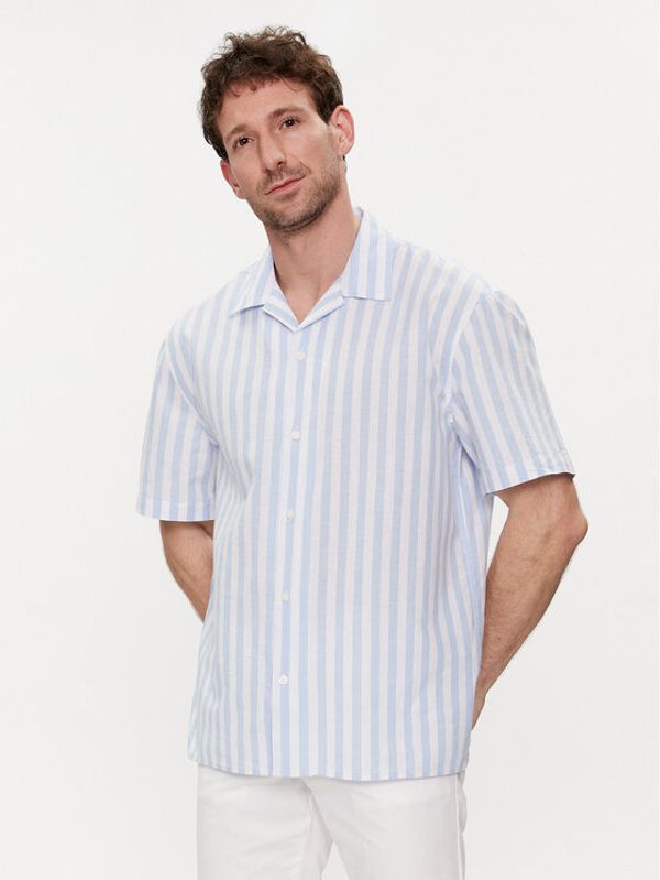 Selected Homme Selected Homme Košulja New Linen 16092978 Svijetloplava Relaxed Fit