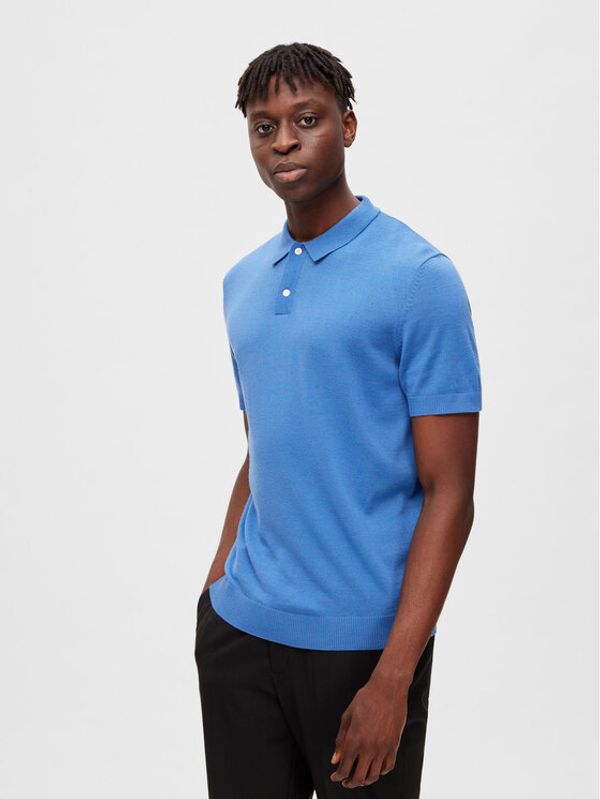 Selected Homme Selected Homme Polo 16088649 Plava Regular Fit