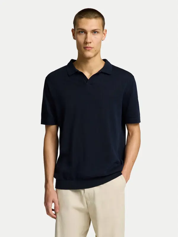 Selected Homme Selected Homme Polo Mattis 16096197 Tamnoplava Regular Fit