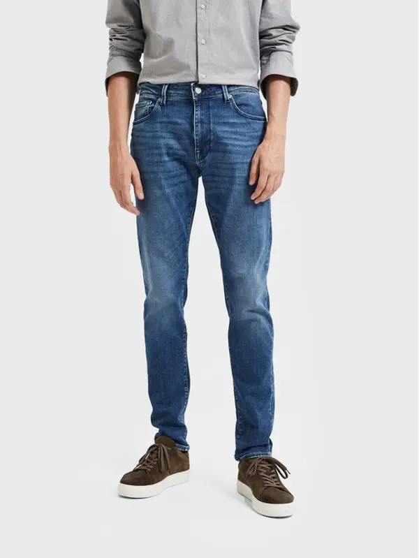 Selected Homme Selected Homme Traperice Leon 16087777 Plava Slim Fit