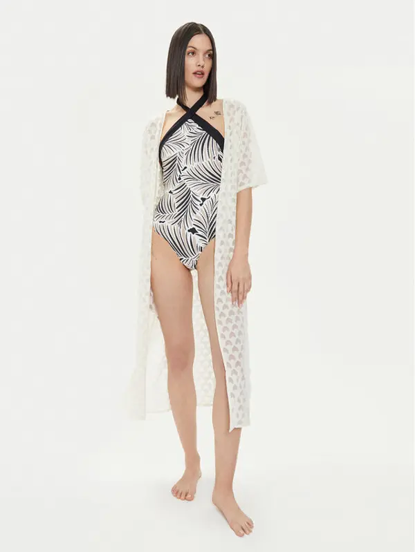 Selmark Selmark Kimono BK095 Écru Relaxed Fit